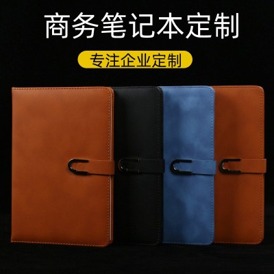批发创意皮面笔记本子a5商务文具手账B5笔记本办公记事本日记本