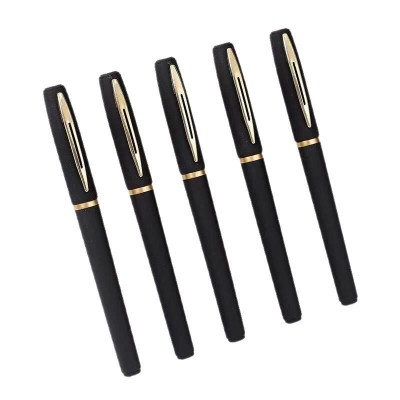 中性笔黑色学生磨砂碳素刷题考试用签字笔0.5mm0.7/1mm考试专用