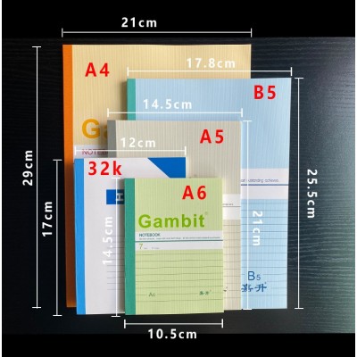 批发学生文具A4记事日记本子B5/A5软抄本 工作笔记本韩国创意文具